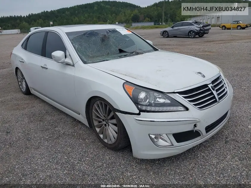 2011 Hyundai Equus Ultimate VIN KMHGH4JFXBU034827 фото 1