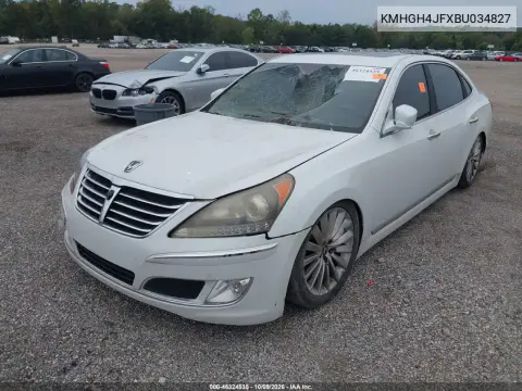 2011 Hyundai Equus Ultimate VIN KMHGH4JFXBU034827 фото 2