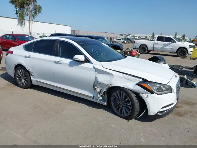 2015 Hyundai Genesis 3.8 VIN KMHGN4JEXFU047003 фото 1