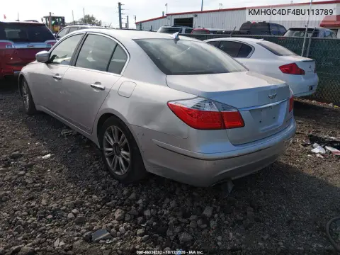 2011 Hyundai Genesis 4.6 VIN KMHGC4DF4BU113789 фото 4
