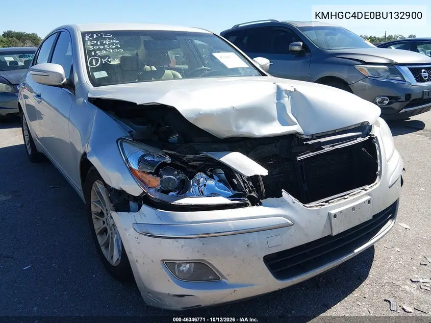 2011 Hyundai Genesis 3.8 VIN KMHGC4DE0BU132900 фото 2