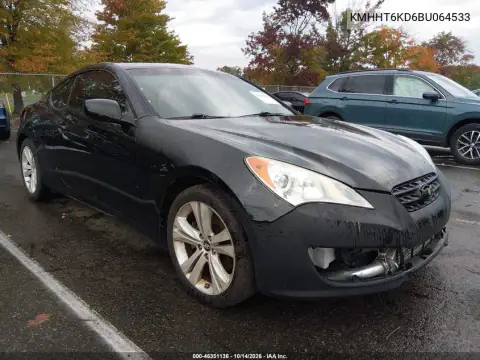 KMHHT6KD6BU064533 — 2011 Hyundai Genesis, Передняя и задняя части, фото до ремонта