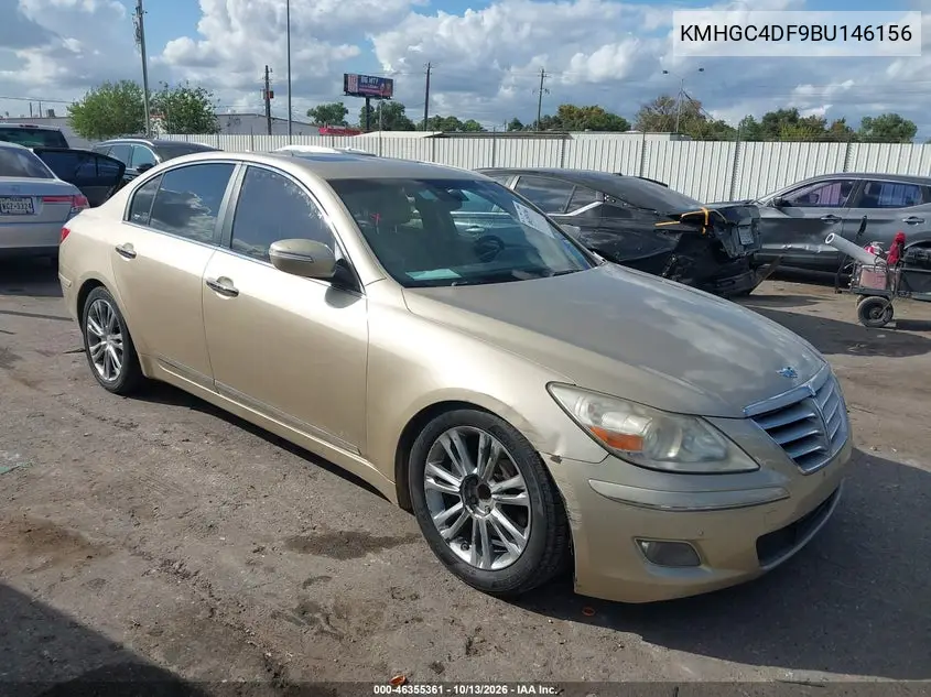 2011 Hyundai Genesis 4.6 VIN KMHGC4DF9BU146156 фото 2