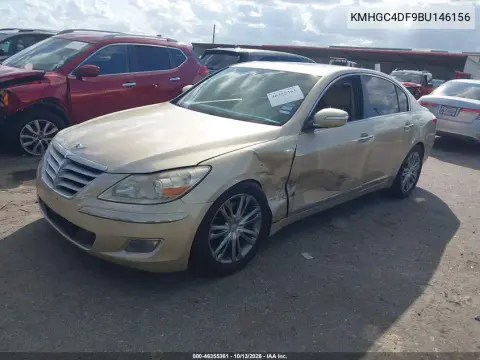 2011 Hyundai Genesis 4.6 VIN KMHGC4DF9BU146156 фото 3