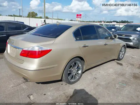 KMHGC4DF9BU146156 — 2011 Hyundai Genesis, Левая сторона, фото до ремонта