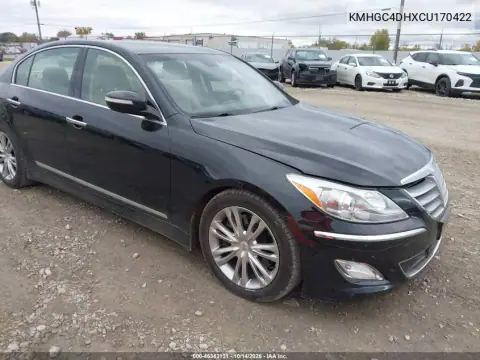 KMHGC4DHXCU170422 — 2012 Hyundai Genesis, фото 2 с аукциона IAAI, Естественный износ