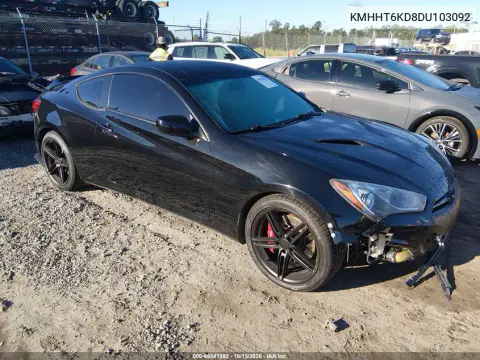 KMHHT6KD8DU103092 — 2013 Hyundai Genesis, Передняя часть, фото до ремонта