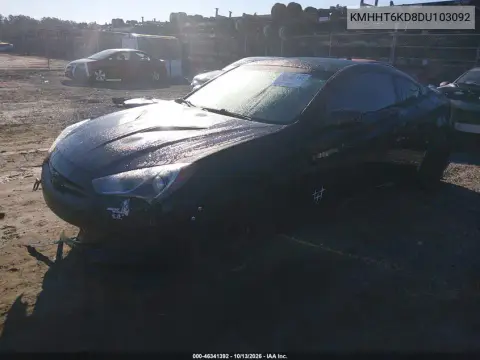2013 Hyundai Genesis 2.0T R-Spec VIN KMHHT6KD8DU103092 фото 3