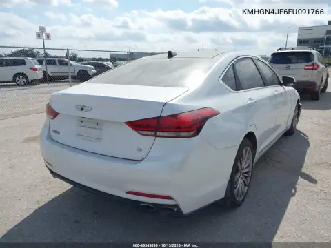 KMHGN4JF6FU091766 — 2015 Hyundai Genesis, фото 5 с аукциона IAAI, Передняя часть
