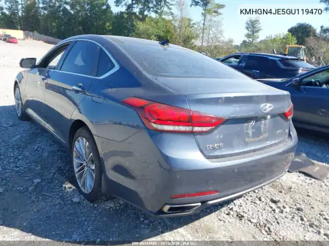 KMHGN4JE5GU119470 — 2016 Hyundai Genesis, фото 4 с аукциона IAAI, Ходовая часть