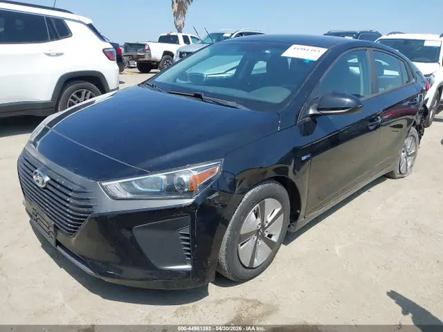 KMHC65LC4KU123791 — 2019 Hyundai Ioniq Hybrid Blue, фото 2 с аукциона IAAI 14.10.2026, Задняя часть слева