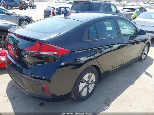 KMHC65LC4KU123791 — 2019 Hyundai Ioniq Hybrid Blue, фото 4 с аукциона IAAI 14.10.2026, Задняя часть слева