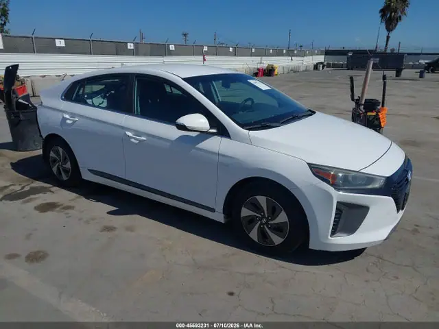 KMHC75LC8HU018886 Hyundai Ioniq Hybrid SEL 2017 — повреждение Задняя часть, фото до ремонта