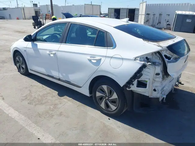KMHC75LC8HU018886 — 2017 Hyundai Ioniq Hybrid SEL, фото 3 с аукциона IAAI 14.10.2026, Задняя часть