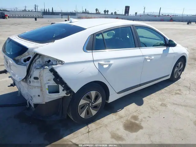 KMHC75LC8HU018886 — 2017 Hyundai Ioniq Hybrid SEL, фото 4 с аукциона IAAI 14.10.2026, Задняя часть