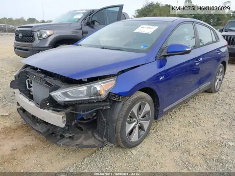 2019 Hyundai Ioniq Electric VIN KMHC75LH6KU036029 фото 2