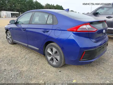 2019 Hyundai Ioniq Electric VIN KMHC75LH6KU036029 фото 3