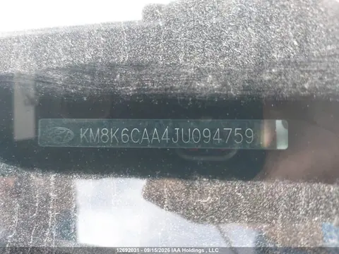 2018 Hyundai Kona 2.0l Luxury VIN KM8K6CAA4JU094759 фото 18