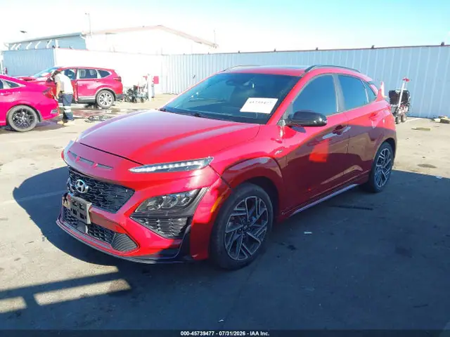 2022 Hyundai Kona N Line VIN KM8K33A30NU867176 фото 2