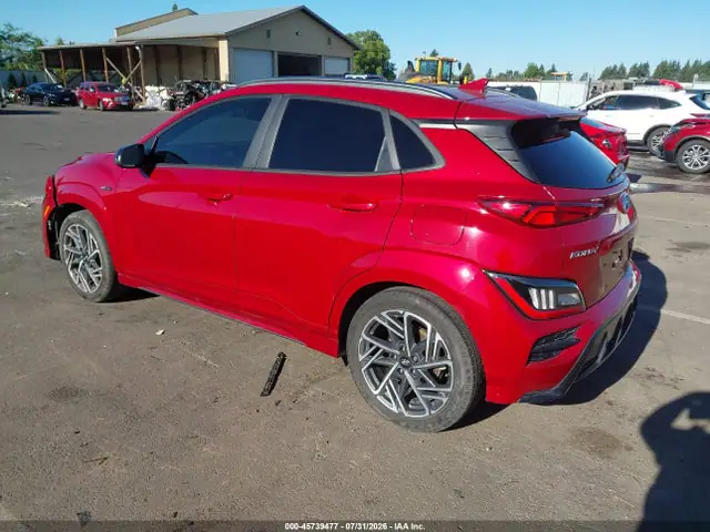 2022 Hyundai Kona N Line VIN KM8K33A30NU867176 фото 3