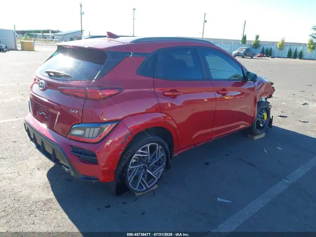 2022 Hyundai Kona N Line VIN KM8K33A30NU867176 фото 4