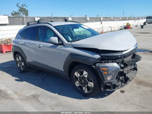 KM8HB3AB8RU132309 — 2024 Hyundai Kona SEL, Передняя часть (Front End), фото до ремонта