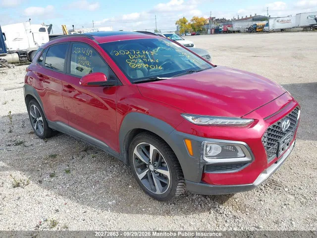 2019 Hyundai Kona Ultimate 1.6t VIN KM8K5CA52KU394016 фото 1