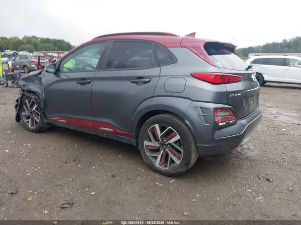 KM8K53A51KU308940 — 2019 Hyundai Kona, фото 3 с аукциона IAAI 14.10.2026, Передняя часть слева