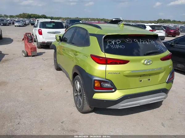 2020 HYUNDAI KONA VIN KM8K53A5XLU546240 фото 3
