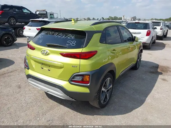 2020 HYUNDAI KONA VIN KM8K53A5XLU546240 фото 4