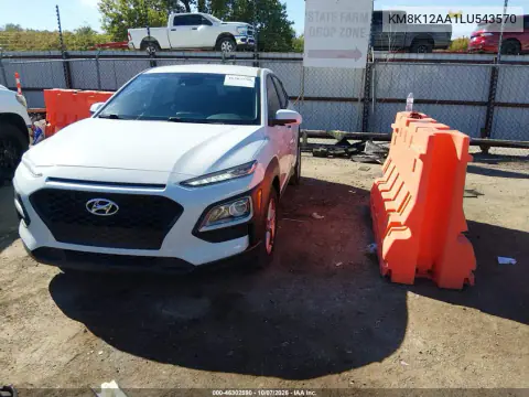 2020 Hyundai Kona Se VIN KM8K12AA1LU543570 фото 3