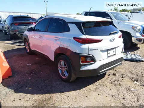 2020 Hyundai Kona Se VIN KM8K12AA1LU543570 фото 4