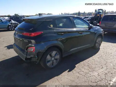 KM8K33AGXLU067663 — 2020 Hyundai Kona, фото 4 с аукциона IAAI, Передняя часть