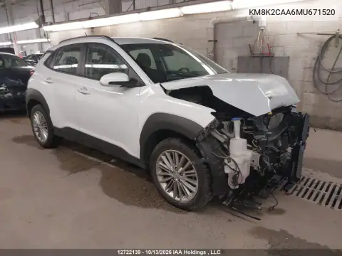 KM8K2CAA6MU671520 — 2021 Hyundai Kona, Передняя часть, фото до ремонта
