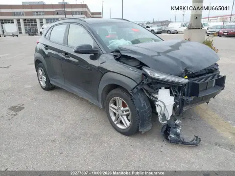 KM8K1CAA4MU665041 — 2021 Hyundai Kona, Передняя часть, фото до ремонта