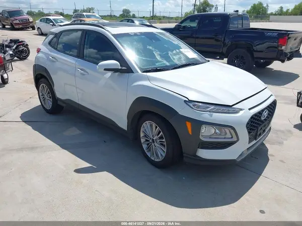 KM8K62AA3MU653006 — 2021 Hyundai Kona, Передняя часть слева (Left Front), фото до ремонта