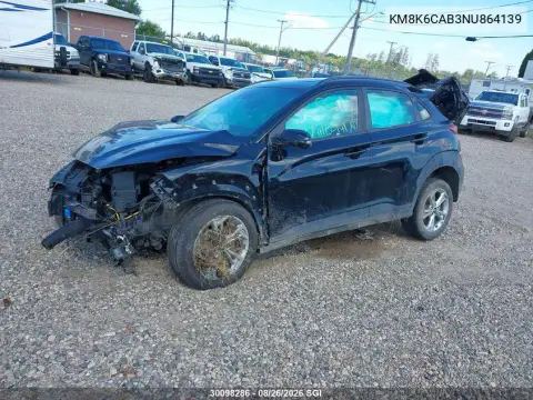 2022 Hyundai Kona Sel VIN KM8K6CAB3NU864139 фото 3