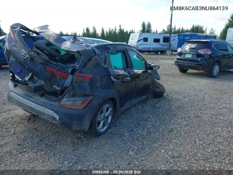 2022 Hyundai Kona Sel VIN KM8K6CAB3NU864139 фото 5
