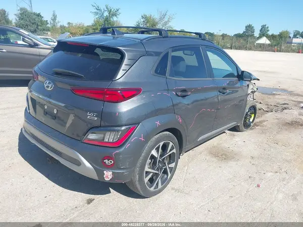KM8K5CA3XNU774501 — 2022 Hyundai Kona, фото 4 с аукциона IAAI, Передняя часть