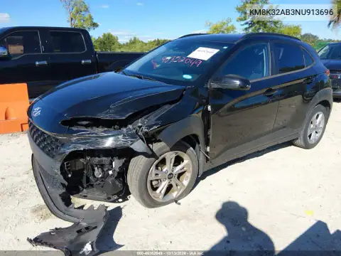 KM8K32AB3NU913696 — 2022 Hyundai Kona, фото 3 с аукциона IAAI, Передняя часть