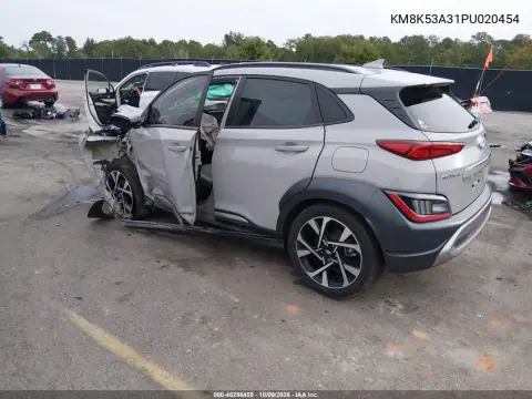 2023 Hyundai Kona Limited VIN KM8K53A31PU020454 фото 3