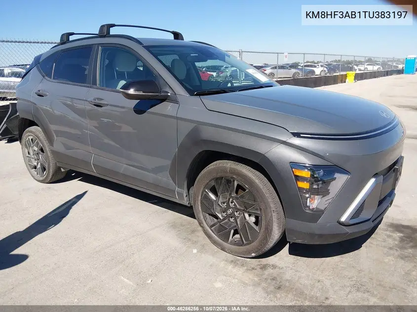 2026 Hyundai Kona Sel Sport VIN KM8HF3AB1TU383197 фото 2