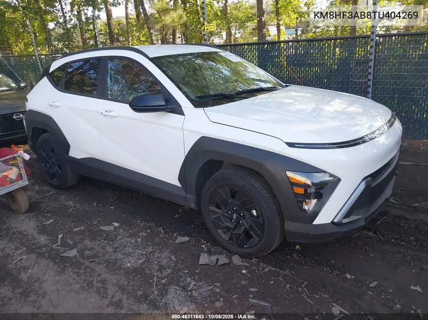 2026 Hyundai Kona Sel Sport VIN KM8HF3AB8TU404269 фото 2