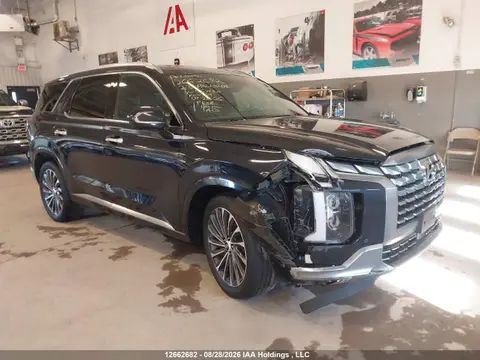 KM8R5DGE4PU557140 — 2023 Hyundai Palisade Limited, Передняя часть слева (Left Front), фото до ремонта