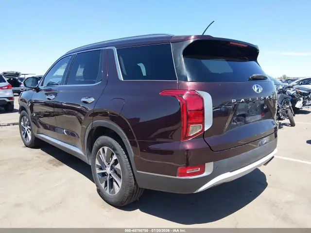 KM8R2DHE6LU027589 — 2020 Hyundai Palisade SEL, фото 3 с аукциона IAAI 13.10.2026, Передняя часть справа