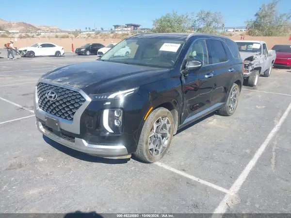 KM8R7DHE4MU185853 — 2021 Hyundai Palisade, фото 2 с аукциона IAAI, Передняя часть