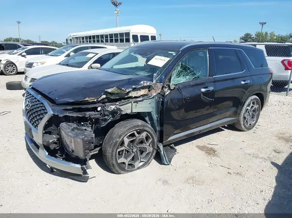 KM8R7DHE6NU337052 — 2022 Hyundai Palisade, фото 2 с аукциона IAAI, Передняя часть слева
