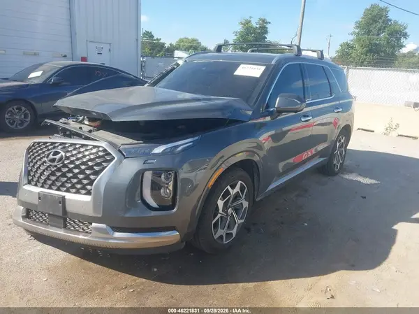 KM8R7DHE3NU394731 — 2022 Hyundai Palisade, фото 2 с аукциона IAAI, Передняя часть справа