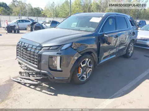 2023 Hyundai Palisade Limited VIN KM8R5DGE0PU640189 фото 2