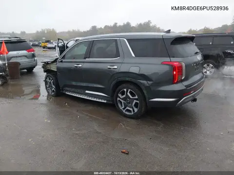 2023 Hyundai Palisade Sel VIN KM8R4DGE6PU528936 фото 4
